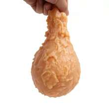 Cross-Border Hot-Selling Realistic Chicken Drumstick Stress Relief Squeeze Toy, Rebound Block, Satisfying To Squeeze - Multicolor - View 3