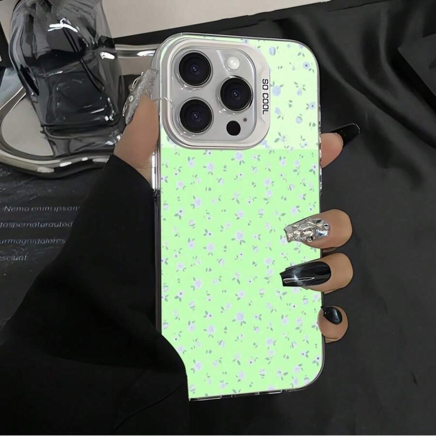 Patrón de flores pequeñas Carcasa celular diseño elegante resistente a impactos y rasgos, adaptada paraúltiples modelos como X,XR,XS y series 11/12/13/14/15/16/17 con todas sus variantes, celulares gama A y S de diferentes generaciones, dispositivos Moto E y serie G, además de y Redmi Note toda la línea, material cómodo ligero, protección completa para teléfonoóvil para uso personal y diario cotidiano - Multicolor 2 - Ver 1