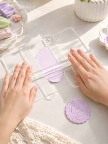 Transparent Mud Press Plate Roller Tool Set, Thickness Ruler Press Mud Stick Soft Clay Tools For Jewelry Making, DIY Handmade Jewelry Mold Kit - Toolkit - View 4