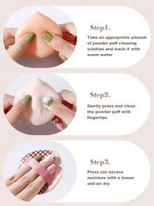 8/4/1pc Super Soft Makeup Sponge, Soft And Elastic, Suitable For Dry And Wet Use, Creates Flawless Base Makeup, Portable Design Easy To Carry, Perfect Christmas Gift For Women - Multicolor - View 8