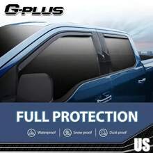 Fit 15-24 F150 SuperCrew Window Visor In Channel Rain Guards Vent Shade,Window Vent Visor Rain Guards G-PLUS - 1 - View 8