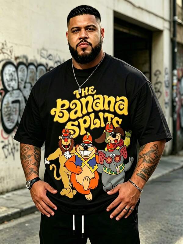 Pixar Cartoon Pattern T-Shirt - Polyester, Short Sleeve, Round Neck - Suitable For Casual Outing And Leisure Wear, Casual T-Shirt| Chic Design Smooth Shirt