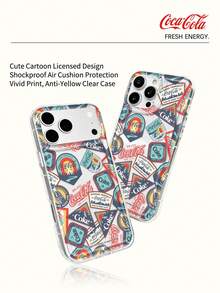 Coca-Cola Classic Phone Case, Vibrant And Passionate, Made Of Lightweight Materials With Anti Drop And Anti Slip Design, Protecting Your Phone Case In Cartoon Anime Style, Compatible With Apple 17, 17 Air,17 Pro,17 Pro Max,11,12,13,15,16 Pro,16 Pro Max,14 Plus,15 Plus,16 Plus,15 Pro,16 Pro Max,XR Waiting For The Model. Suitable For Gifting To Friends And Family - Clear - View 6
