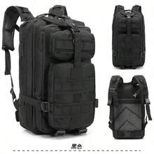 LUPU Mountain Backpack For Camping, Hiking, Outdoor Activities, Multifunctional Travel Backpack, Multipurpose, Relieves Shoulder Pressure, Large Capacity, Multi-Layer Partition, Durable - Black - View 1