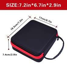 Battery Organizer Case, Holds 80 AA AAA Batteries, Hard Shell EVA Storage Case, Shockproof Dustproof Portable Battery Holder For Home Travel Camping - Multicolor - View 5