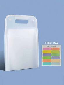 1 pieza Carpeta portátil, bolsa organizadora de archivos, bolsa de almacenamiento de exámenes, diseño de gran capacidad con 13 bolsillos, estructura multicapa, adecuada para organizar archivos, facturas, recibos y documentos, carpeta, almacenamiento en dormitorio, suministros de oficina, temporada de graduación, temporada de bodas - Multicolor - Ver 16