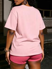 Street Life Men's Y2k Style Graphic Funny Printing (220 Pure Cotton T-Shirt) Godspeed Skull Tee: Surf & Atlanta Vibe,Men's Summer Round Neck Short - 粉色 - 查看 2