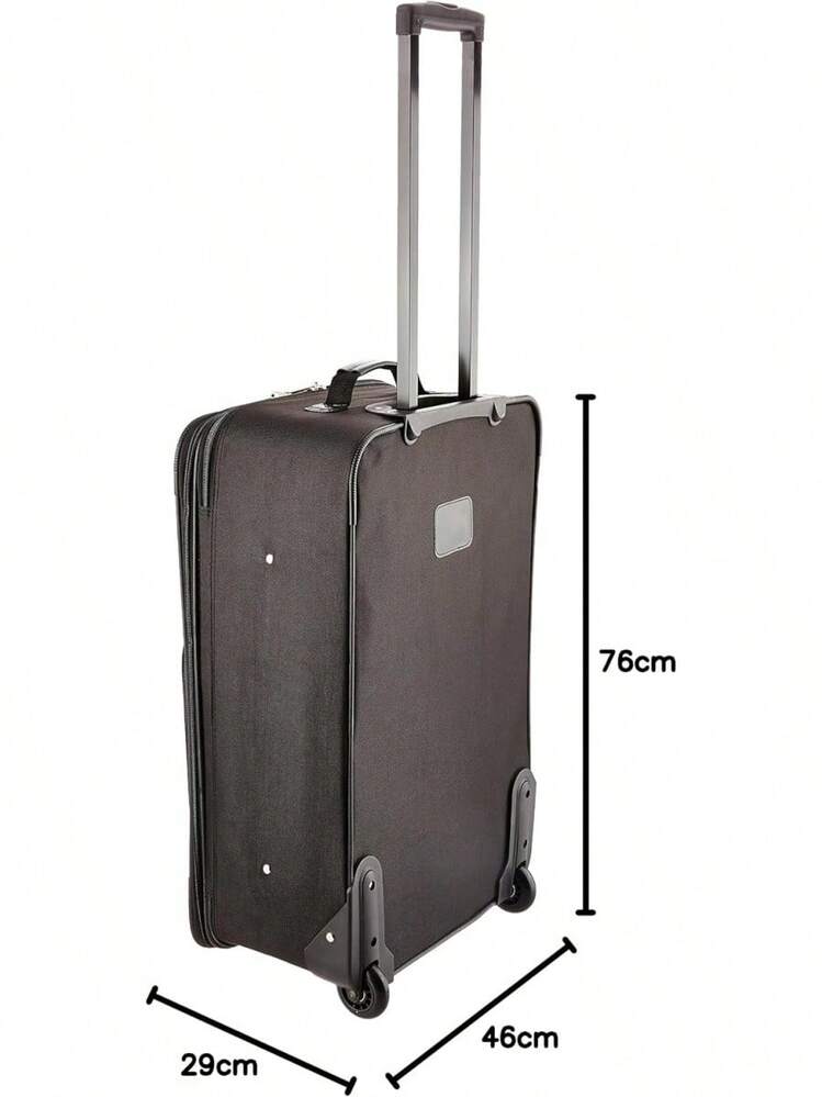 Rockland F32-charcoal, Juego De Equipaje, Carbón, Una Talla - Negro /Gris - Añade 10