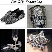 500pcs/1000pcs Resin DIY Jelly Rhinestones Flat Back Small Round Mini Rhinestones For Phone Case, Cup, Shoes, Boots, Clothing Decoration, Handmade DIY Idol Fan, Name Tag - Silver - View 3
