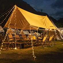 1pc, 1.5m/10 LED Lights, 3 Meters/20 LED Lights, 6m/40 LED Lights, 10m/80 LED Lights String, Suitable For Bedroom, Tent, Wedding Party, Christmas, Balcony, Valentine's Day Decoration. - Multicolor - View 12