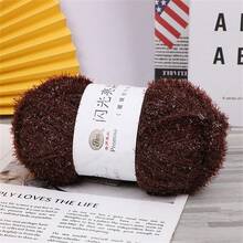 50g Glass Fiber Yarn DIY Shiny Metallic Gold Yarn For Knitting Dishcloths, Handmade Bags, Dolls And Decoration - 50g Glass Fiber - View 22