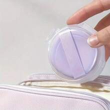 1pc Small Transparent Plastic Round/Rectangular Storage Box - Portable Makeup Pad And Cotton Swab Storage Box, Sealed Travel Design, Suitable For Brushes, Balls, Beads, Etc. - Bathroom And Vanity Storage, Cotton Swab Storage Box, Transparent Storage Box - Multicolor - View 5