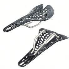 1pc Carbon Fiber Bicycle Saddle, Spider Seat, Breathable Comfortable Cycling Seat, Suitable For Road/Mountain Bike Riding Equipment - Multicolor - View 6