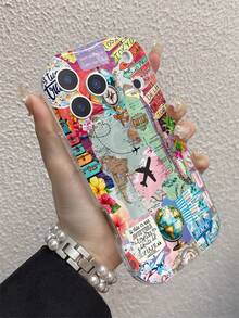 Painted Phone Case, Personalisiert Handyhülle, Creamy Smooth Texture, Wave Buffer Shock Absorption, Shockproof, Lightweight Anti Collision, For IPhone 11/11 Pro/11 Pro Max/12/12 Pro/12 Pro Max/13/13 Pro/13 Pro Max/14/14 Plus/14 Pro/14 Pro Max/15/15 Plus/15 Pro/15 Pro Max/16/16 Plus/16 Pro/16 Pro Max/X/XS/XS Max/17/17 Pro/17 Pro Max/Air - Multicolor - View 4