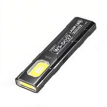 1PC LED Keychain Flashlight Rechargeable 550LM Portable Mini Torch Pocket Lantern Flood Work Light With Magnet For Emergency - Multicolor - View 11