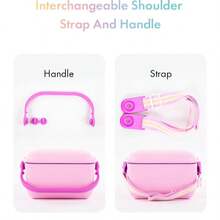 12QT Portable Outdoor Cooler Box, Designed For Camping, Fishing And Other Outdoor Activities, Featuring Unique Macaron Color Scheme, Equipped With Adjustable Fabric Shoulder Strap And Handle For Easy Carrying, Dual Cold And Hot Function, Can Keep Cold And Warm Without Power Supply, Suitable As Gift For Mother's Day, Couple Gift, Perfect For World Cup Watching - B - View 7