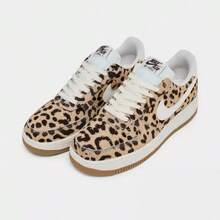 Nike Air Force 1 Low '07 Cheetah Print Women's Casual Shoes Baroque Brown/Sail/Sesame IB7695-200 | Classic, Comfortable - 巴洛克棕 - 查看 3