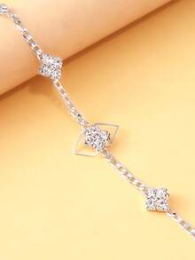 outingfit 1pc Beach Chain Star Flower Head Chain, Bohemian Style Fashion Headpiece Hair Chain, Personalized Women's Jewelry Accessory - FJ2278 - View 8