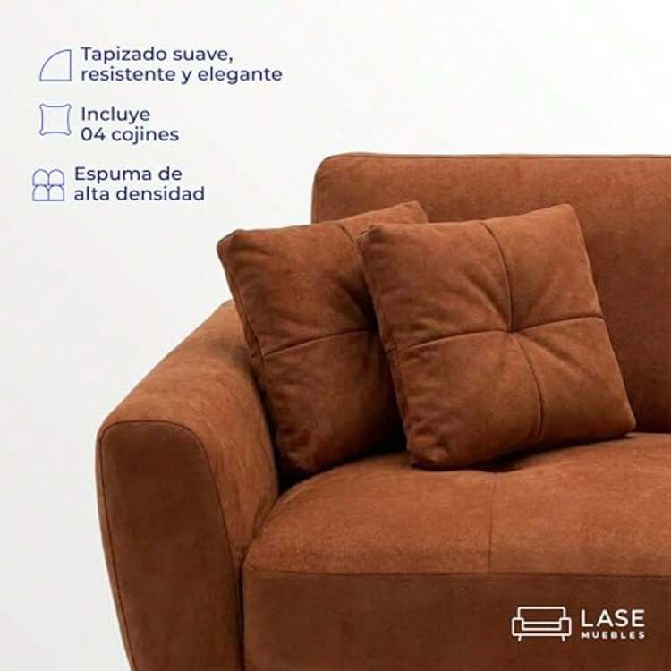 Sala Esquinera California Sofá Cama Reclinable Queen Size Reversible con Cojines - Shedrn - Añade 7