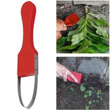 1 pieza Desherbador de mano de plástico duradero, punta de horquilla en forma de V resistente para arrancar fácilmente, herramienta manual de deshierbe simple y eficiente para césped, jardín & granja, excelente para deshierbe preciso en patio, macizo de flores, maceta y grietas estrechas - Varios estilos - Ver 2