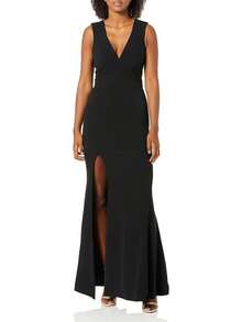 Dress the Population Sandra - Traje de baño con Tirantes Gruesos y Vestido con Hendidura Vestido para Mujer - Pino - Ver 8