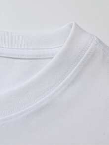 T-shirt unisex con stampa grafica Taters Gonna Tate - Cotone morbido con leggera elasticità, girocollo casual, maniche corte, vestibilità regolare, abbigliamento da weekend per uomo - All-S - Bianco - Visualizzare 3