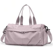 Women's Fitness Bag With Wet Compartment, Fashionable Men's Travel Bag, Large Capacity Travel Bag With Multiple Compartments And Shoe Compartment - 粉色 - 查看 1