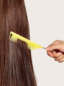 Rat Tail Steel Pin Hair Parting Comb Set, Anti-Static Highlight Sectioning Combination Kit For Hair Styling, Salon-Grade Fine Teeth Comb For Weaving, Braiding & Dyeing, Portable Hairdressing Tool Daily Home & Professional Use Accessories. - A - View 12