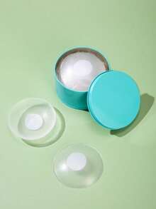 vfvQueen 2/6/12pcs Reusable Silicone Nipple Covers For Women, Invisible Breast Pads With Travel Box - Transparent - View 1