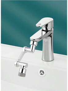 1080° Swivel Faucet Extender, 2 Way Splash Proof Tap Aerator For Kitchen Sink Bathroom, Portable Camping Essential - 1pc - View 9