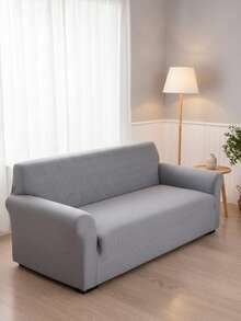 1pc Minimalist Stretch Sofa Cover, Made Of Milk Silk, All-In-One Elastic Design, Machine Washable, Pet-Friendly Sofa Protector, Fits Single To 4-Seater Sofas, Suitable For Living Room, Bedroom, Dining Area - Multicolor - View 3