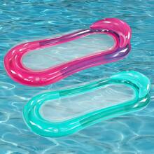 Inflatable Water Hammock Floating Bed Swim Ring Pool Mattress Sleeping Bed Beach Lounge Chair - A - View 6