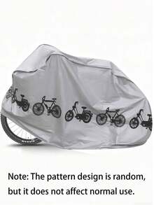 Rainproof Bicycle Cover Random Style And Patterns Motorcycle Raincoat Weatherproof Vehicle Protector Sunscreen Scooter Cover Dustproof Bicycle Motorcycle Accessories Adult Commuter Essentials For Outdoor Parking Rain Protection Prevents Rusting - Multicolor - View 13