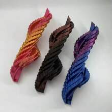 2pcs 3D Printed Movable Dragon Scale Dragon Egg Stress Relief Building Block Ornament, Multi-Color Gradient, Expandable, Assembleable Fingertip Toy, Stress Relief Healing Desktop Decor For Adults And Students, Creative Birthday And Holiday Gift - Multicolor - View 4