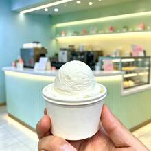 Kue Palsu Realistis Buatan Tangan, Es Krim, Model Makanan Penutup Buatan, Properti Fotografi, Dekorasi Simulasi, Dekorasi Rumah, Pajangan Pesta - Es krim dalam cangkir - View 18
