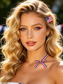 4pcs Brown Eyebrow Temporary Tattoo Stickers, Waterproof Long-Lasting Realistic, Suitable For Different Women's Makeup Looks, Natural-Looking Fake Eyebrow Tattoo Stickers - Brown - View 3
