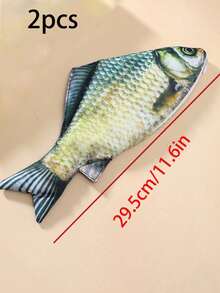 1/2/3/4/5件入返校季大容量魚形文具袋 鉛筆盒 禮物 辦公學校用品 便攜簡約學生文具袋 適用於鉛筆、原子筆、尺等 學生用品 - 彩色 - 查看 19