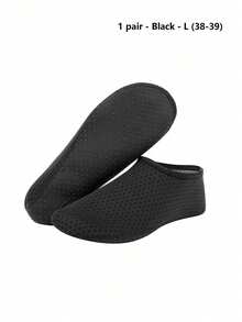 1 Pair Quick Dry Water Shoes, Non-Slip Soft Bottom Beach Shoes, Breathable & Lightweight For Snorkeling, Swimming, Beach, Sports, Yoga, Suitable For Men & Women, Ideal For Summer - Multicolor - View 20