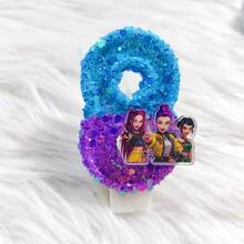 New 1-8 Number Birthday Candles, Original Dual-Color Gradient Anime Style Birthday Cake Number Party Decoration Candles - K - View 13