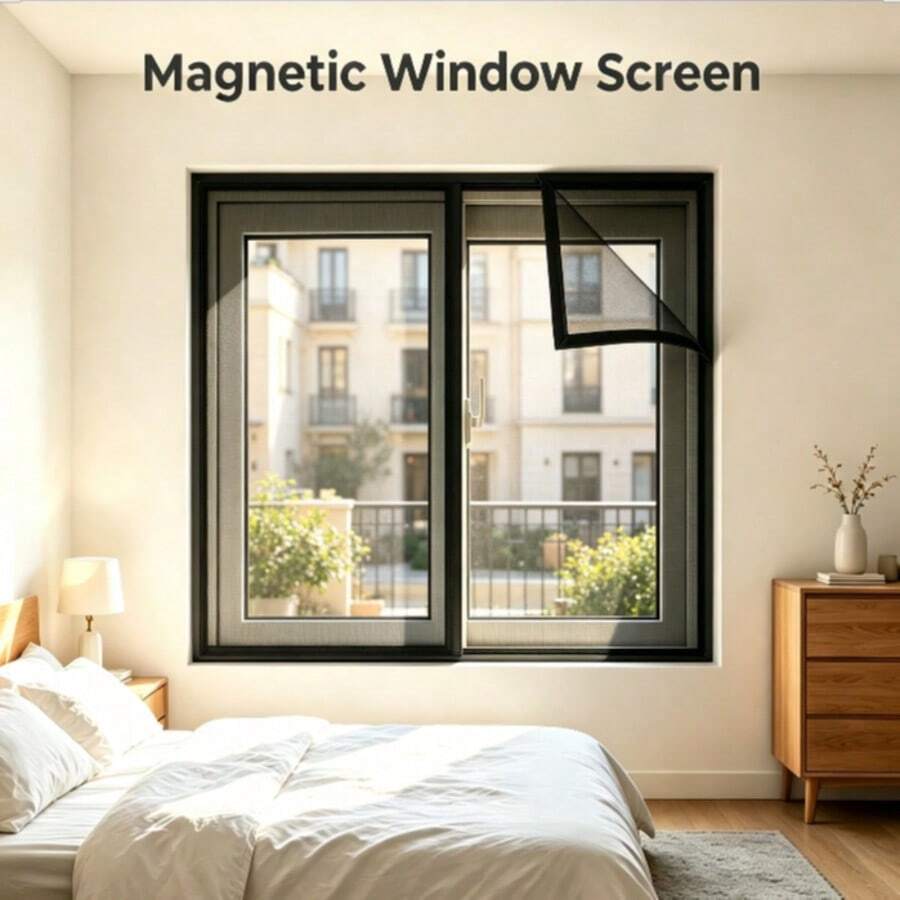 EFFECTIVE MOSQUITO PROTECTION.Fine Mesh Tightly Woven To Block Mosquitoes, Flies, And Bugs While Still Letting Fresh Air Flow Through. Enjoy A Bug-Free Home This Summer Without Sacrificing Ventilation. - A222 - View 1
