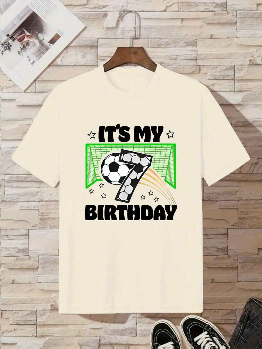 Short-Sleeved T-Shirt For Boys - Grey - View 1