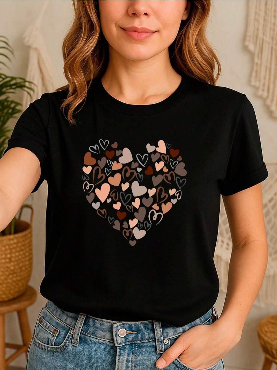 Camiseta 100% "Coraz￳n de Amor"