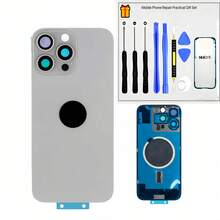 Para IPhone 16Pro Max/16Pro/16Plus/16 Cubierta Trasera de Vidrio de Batería Cubierta Trasera Material de Vidrio con Herramientas de Reparación + Tira Adhesiva de Sellado, Para Reemplazo y Reparación - Multicolor - Ver 29