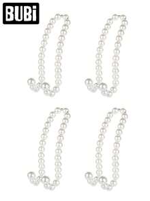 2pcs Pearl Car Seat Back Hooks Universal Storage Organizer Seat Hooks Car Interior Accessories - Pearl - View 11
