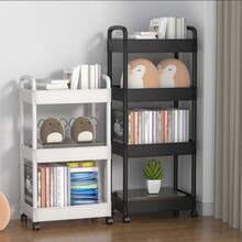 Multifunctional Rolling Storage Cart - Suitable For Kitchen, Living Room And Bedroom - Can Store Stationery, Snacks, Small Items - Durable Plastic Structure, Multifunctional Trolley, Vertical Storage Rack - Multicolor - View 5