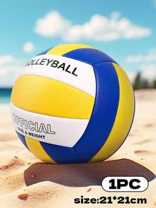 5# Standard Official Weight Volleyball, Soft Touch Durable Volleyball, Suitable For School Training, Backyard, Beach And Outdoor Sports - Multicolor - View 8