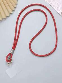 Glitter Neck Lanyard For All Phones And Cases - 紅色 - 查看 3