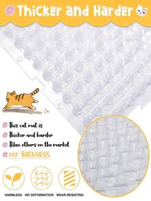 High-Quality Transparent Plastic Outdoor Bird & Cat Deterrent Spikes, With Extended Protective Spikes, Suitable For Indoor And Outdoor Environments, Effectively Prevent Pigeons, Squirrels And Cats Nuisance, Durable Cat Deterrent Spikes - Multiple Styles - View 4