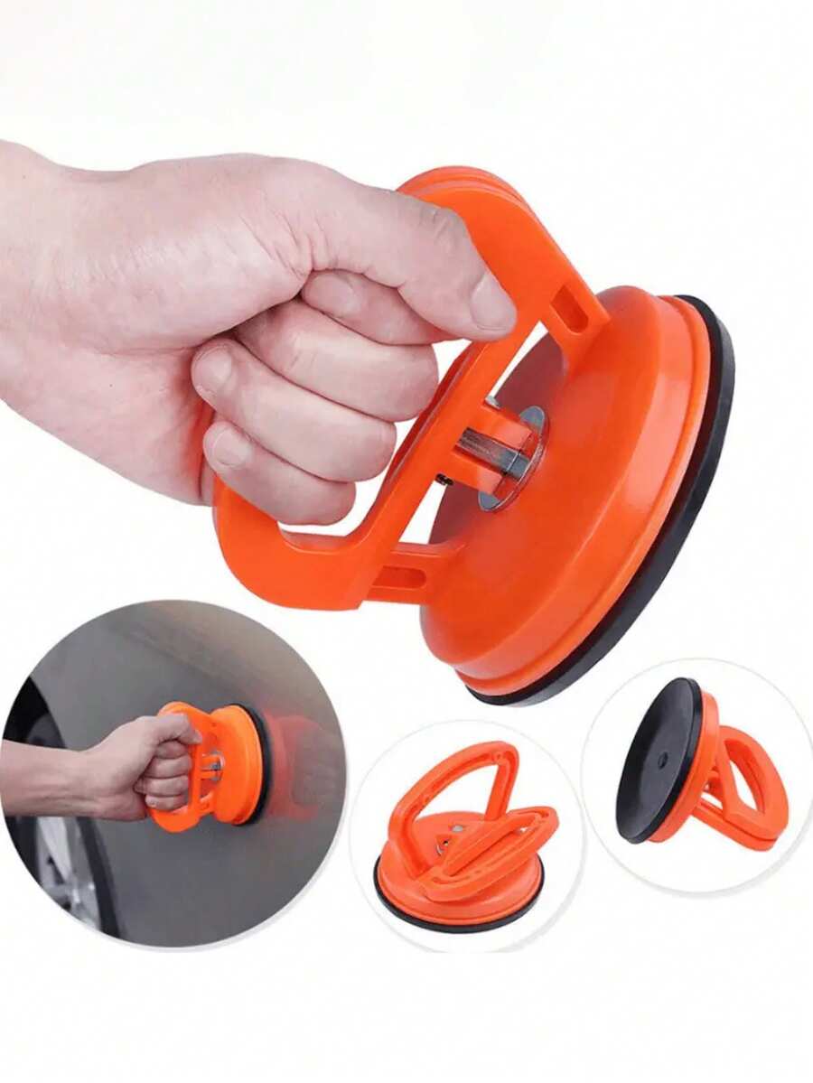 Car Dent Puller, Car Dent Repair Puller, Car Dent Repair Kit Handle Lifter, Powerful Car Dent Repairer, Suction Cup Dent Repairer And Paintless Dent Repair Kit, Suitable For Car Body Dents, Glass And Tiles, Men's Tools