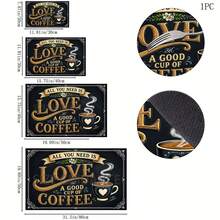 1 buah, Dekorasi Rumah, Alas Pengeringan Piring Bermotif Kopi, Alas Penyerap Mesin Kopi, Alas Pengering Piring, Alas Pengeringan Wastafel, Alas Penyerap Gelas, Perlengkapan Dapur, Perlengkapan Kamar Mandi, Dekorasi Meja Dapur - MultiWarna - View 11